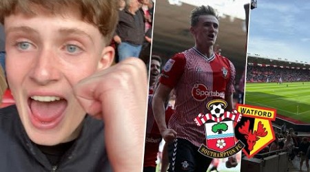 LIMBS AS DOWNES SCORES LATE ON TO PUT SAINTS BACK IN AUTO RACE! | Southampton FC 3-2 Watford FC Vlog