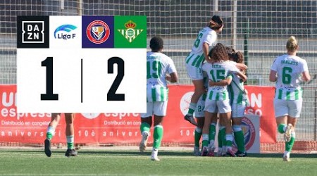 Levante Las Planas vs Real Betis Féminas (1-2) | Resumen y goles | Highlights Liga F