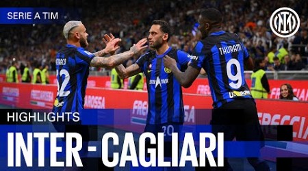 THURAM AND CALHANOGLU ON THE SCORESHEET | INTER 2-2 CAGLIARI | HIGHLIGHTS | SERIE A 23/24 ⚫