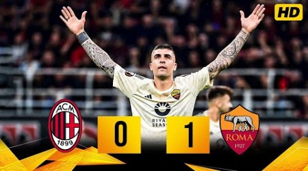 AC Milan vs Roma (0-1) | All Goals &amp; Extended Highlights | UEFA Europa League 2024