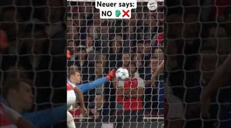 Manuel Neuer with an exceptional save against Arsenal 