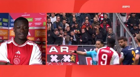 Brobbey over onderonsje met Pröpper: &#39;&#39;Ik werd chagrijnig op hem&#39;&#39; | Ajax 2-1 Twente | #ajatwe