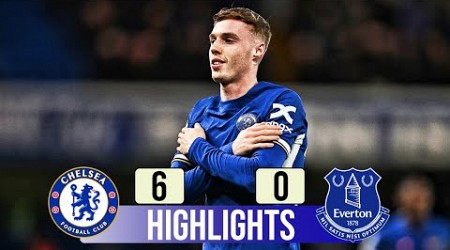 Chelsea vs Everton (6-0) | All Goals &amp; Extended Highlights | Cole Palmer Poker 