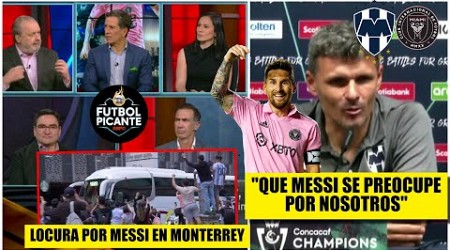 MONTERREY RECIBIÓ A MESSI y se viene un CALIENTE juego entre RAYADOS vs Inter Miami | Futbol Picante