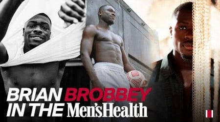 Behind the scenes with Brian Brobbey at the Men’s Health cover shoot! 