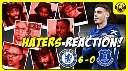 CHELSEA HATERS Fan Reactions to Chelsea 6-0 Everton | PREMIER LEAGUE