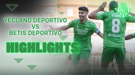 Resumen del partido Yeclano Deportivo - Betis Deportivo (0-1) | CANTERA