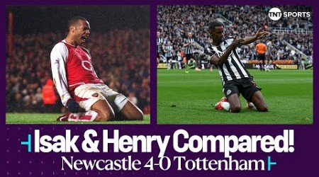 Alexander Isak compared to Arsenal legend Thierry Henry after stunning brace vs Tottenham 