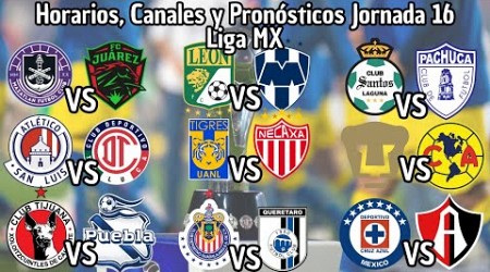 Horarios, Fechas y Posibles Resultados Jornada 16 Liga MX Clausura 2024