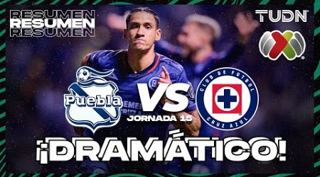 HIGHLIGHTS | Puebla vs Cruz Azul | CL2024 - Liga Mx J15 | TUDN
