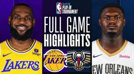 LAKERS at PELICANS | #SoFiPlayIn | FULL GAME HIGHLIGHTS | April 16, 2023