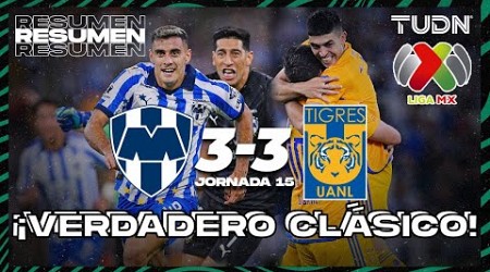 HIGHLIGHTS | Monterrey 3-3 Tigres | CL2024 - Liga Mx J15 | TUDN