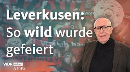 Bayer Leverkusen ist Meister: Der Tag nach dem ersten Titel in der Bundesliga | WDR Aktuelle Stunde