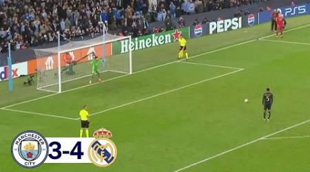 ⚪Manchester City vs Real Madrid (3-4) Full PENALTY-SHOOTOUT!