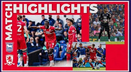 Match Highlights | Ipswich Town 1 Boro 1 | Matchday 43