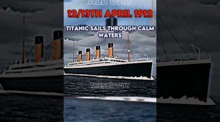 Timeline of Titanic&#39;s sinking 112 years ago today #shorts #rmstitanic #titanic #iceberg #lusitania