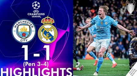 But de Kevin De Bruyne | Man City vs Real Madrid 1-1 Résumé | Ligue des champions de l&#39;UEFA 2023/24