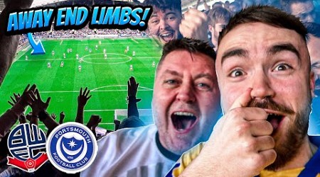 BOLTON vs PORTSMOUTH | 1-1 | KAMARA SENDS 2,600 POMPEY FANS NUTS AS POMPEY STEP CLOSER TO PROMOTION!