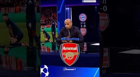 Thierry Henry on what is missing from Arsenal to be a #UCL champion 