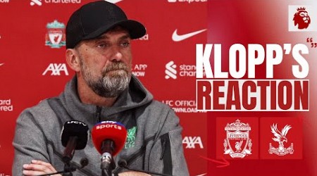 Klopp&#39;s Reaction | Anfield Defeat, Bradley Injury | Liverpool 0-1 Crystal Palace