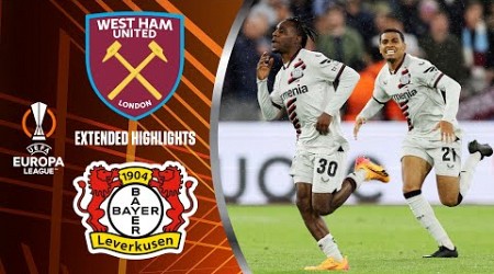 West Ham vs. Bayer Leverkusen: Extended Highlights | UEL Quarter-Finals 2nd Leg | CBS Sports Golazo