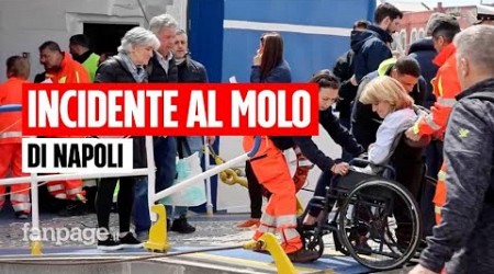 Scontro nave Caremar-banchine al Molo Beverello di Napoli: &quot;Nell&#39;urto sono precipitato dalle scale&quot;