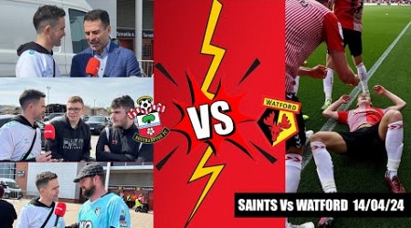 Insane Atmosphere and limbs as Saints snatch the win in the 99th Minute - Southampton 3 Watford 2