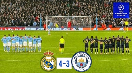 Real Madrid vs Manchester City (3:4) All Penalty Kick Shootout l Champions League