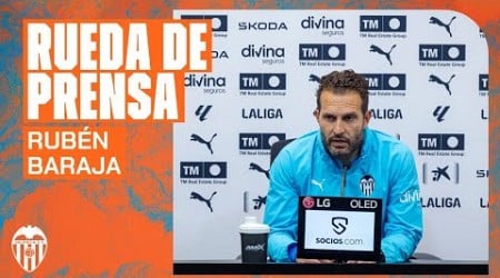 RUEDA DE PRENSA DE RUBÉN BARAJA PREVIA AL VALENCIA CF - REAL BETIS