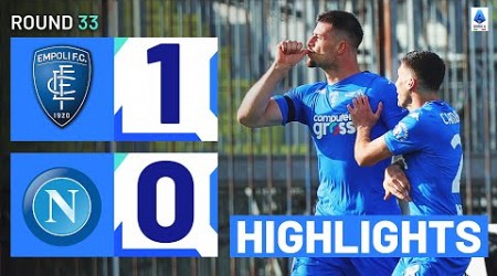 EMPOLI-NAPOLI 1-0 | HIGHLIGHTS | Early Cerri goal spells upset for Napoli | Serie A 2023/24