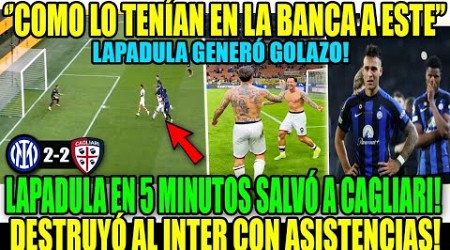 LAPADULA GENERÓ GOLAZO vs INTER Y EMPATE AL FINAL! LOS SALVA DEL DESCENSO TRAS ASISTENCIA