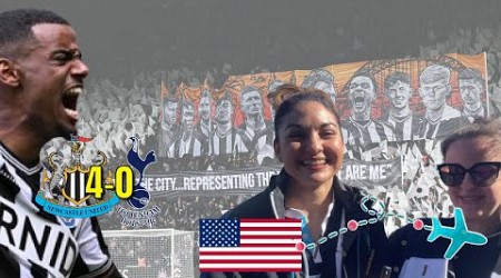 Emotional Americans travel 4000 miles to watch Newcastle DEMOLISH Tottenham… AGAIN! ✈️