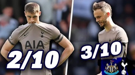 NOT ONE PLAYER AT THE REQUIRED LEVELS! Newcastle 4-0 Tottenham [PLAYER RATINGS]