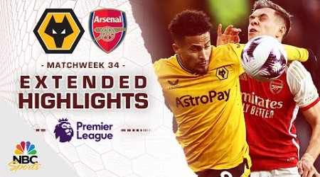 Wolves v. Arsenal | PREMIER LEAGUE HIGHLIGHTS | 4/20/2024 | NBC Sports