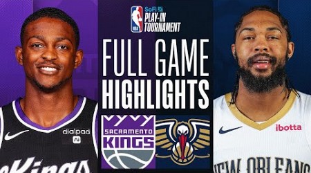KINGS at PELICANS | #SoFiPlayIn | FULL GAME HIGHLIGHTS | April 19, 2024