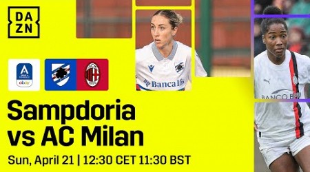 Sampdoria vs. AC Milan | Serie A Femminile Playoffs Full Match