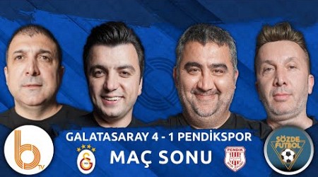 Galatasaray 4 - 1 Pendikspor Maç Sonu | Bışar Özbey, Ümit Özat, Evren Turhan ve Oktay Derelioğlu