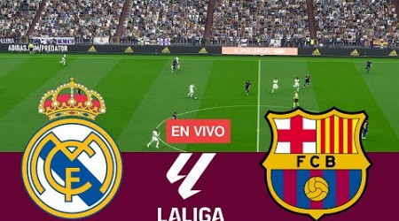 [EN VIVO] Real Madrid vs Barcelona La Liga Española 23/24 Partido Completo - Simulación Videojuegos