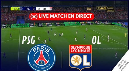 LIVE | PSG - LYON EN DIRECT - LIGUE 1 | Match En Direct Simulation de jeu vidéo