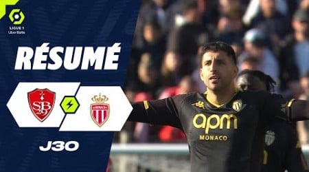 STADE BRESTOIS 29 - AS MONACO (0 - 2) - Résumé - (SB29 - ASM) / 2023-2024