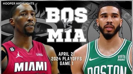 Boston Celtics vs Miami Heat Full Game 1 Highlights | Apr 21 | 2024 NBA Playoffs