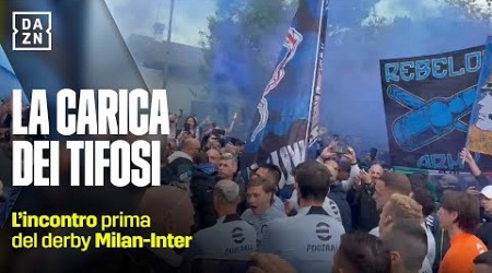 CARICA INTER: l&#39;incontro squadra-tifosi prima del derby 