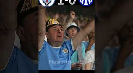 Treble winners Man City vs Inter Milan| UCL FINAL | #shorts