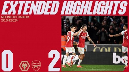 EXTENDED HIGHLIGHTS | Wolves vs Arsenal (0-2) | Premier League