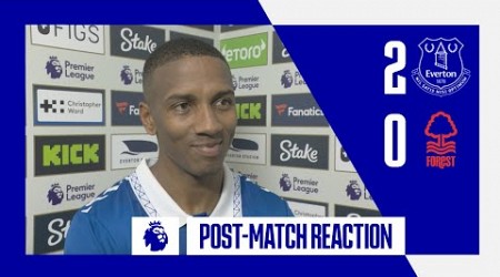 EVERTON 2-0 NOTTINGHAM FOREST: ASHLEY YOUNG&#39;S REACTION