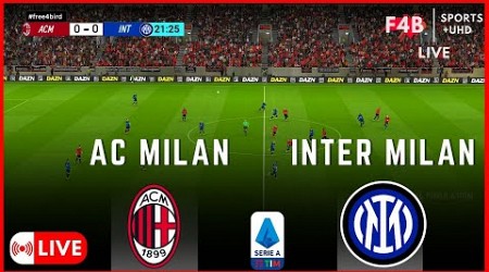 AC MILAN VS INTER MILAN IN DIRETTA | LIVE | SERIE A 2024 |SIMULAZIONE E PUNTEGGIO IN DIRETTA #italy