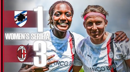 Ijeh&#39;s brace &amp; Dubcová&#39;s goal seal the three points | Sampdoria 1-3 AC Milan | Women&#39;s Highlights