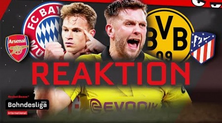 REACTION! FCB &amp; BVB im Halbfinale! Bundesliga besser als Premier League? | Bohndesliga