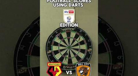 Predicting Football Scores Using Darts-Championship⚽️#darts #football #predictions #championship