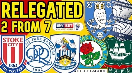 HOW WILL THE CHAMPIONSHIP RELEGATION BATTLE END? 